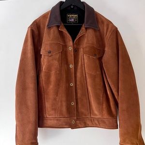 Men's Vanson Leathers Custom Suede Jacket, Perfect condition, Size 42